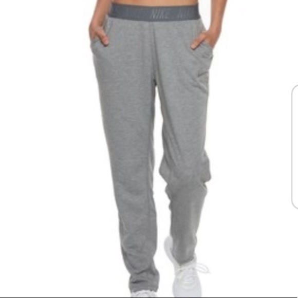 nike women's tapered fleece pants